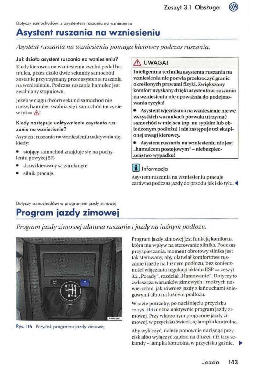 VW Golf V 5 Rabbit instrukcja obslugi / page 145