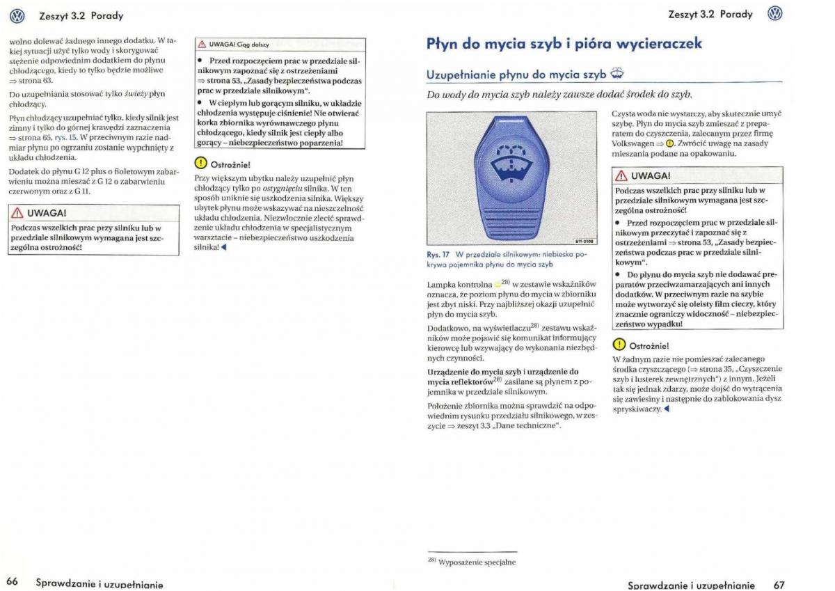 VW Golf V 5 Rabbit instrukcja obslugi / page 190