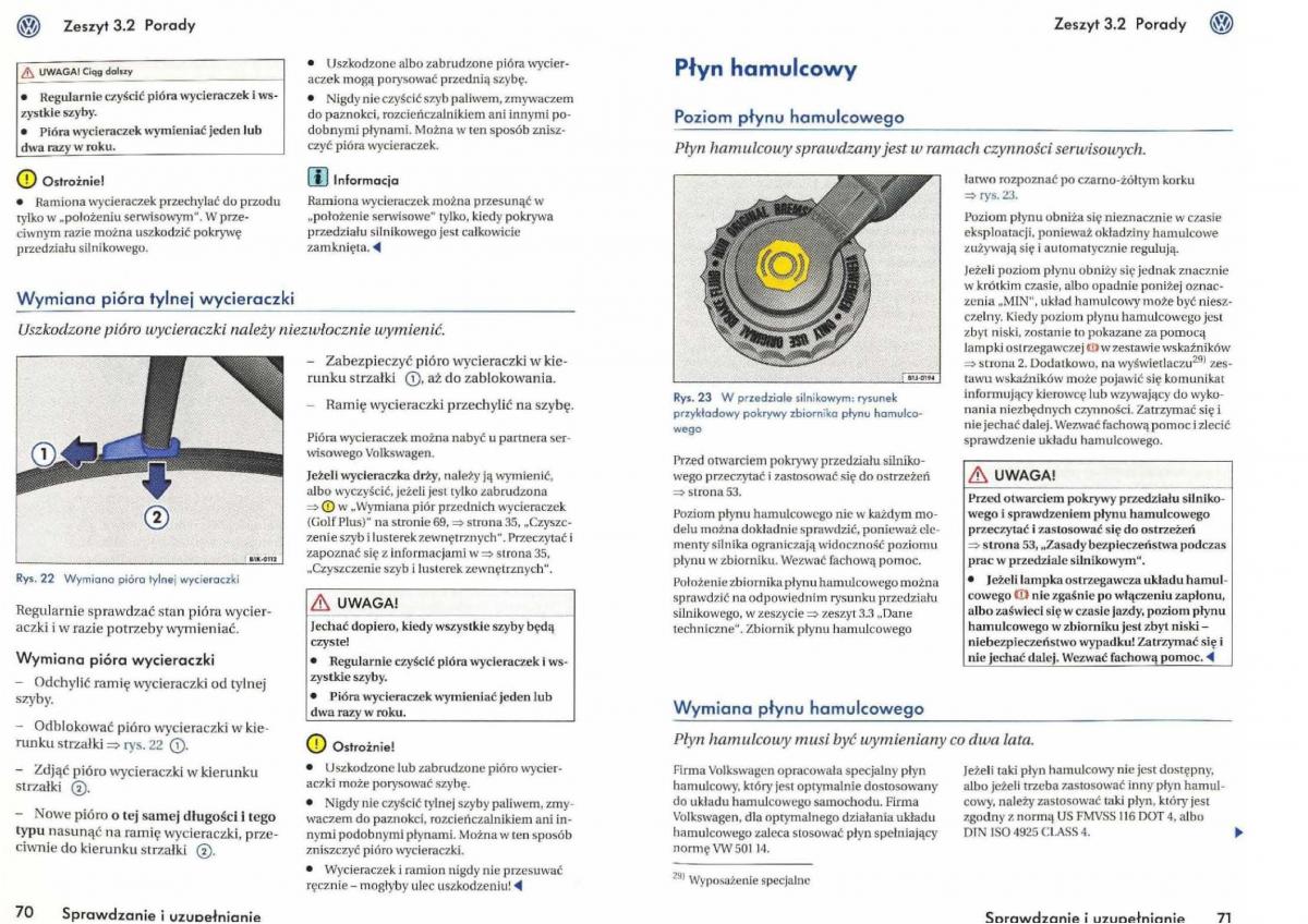 VW Golf V 5 Rabbit instrukcja obslugi / page 192