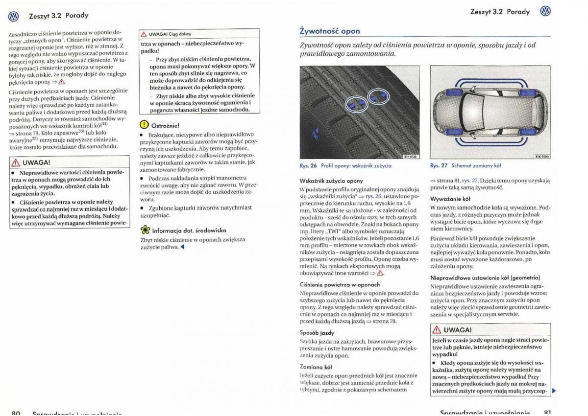 VW Golf V 5 Rabbit instrukcja obslugi / page 197