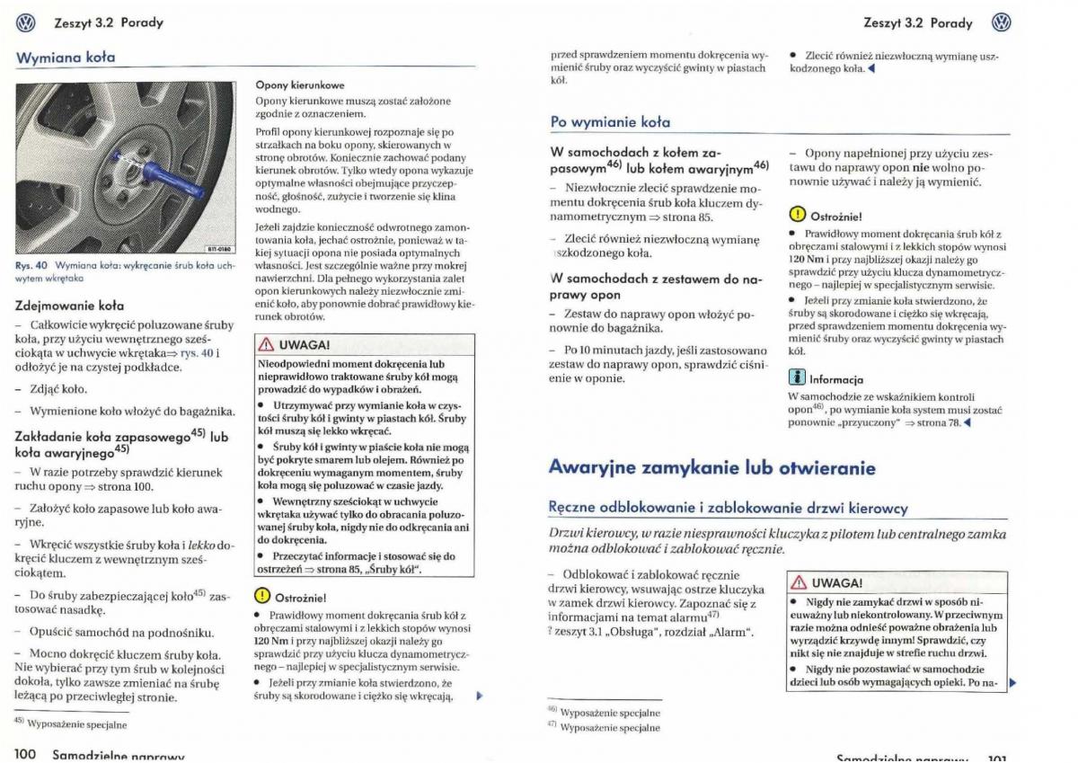 VW Golf V 5 Rabbit instrukcja obslugi / page 207