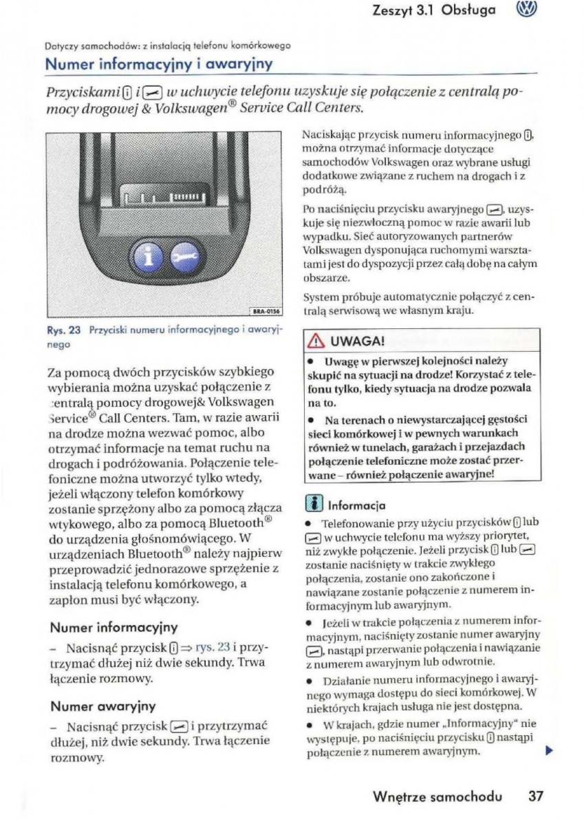 VW Golf V 5 Rabbit instrukcja obslugi / page 39