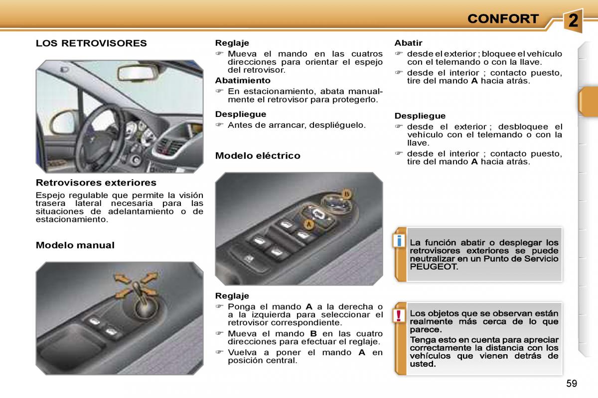 Peugeot 207 manual del propietario / page 57