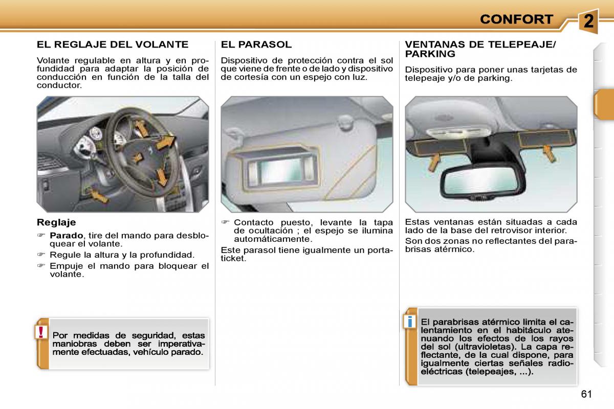 Peugeot 207 manual del propietario / page 59