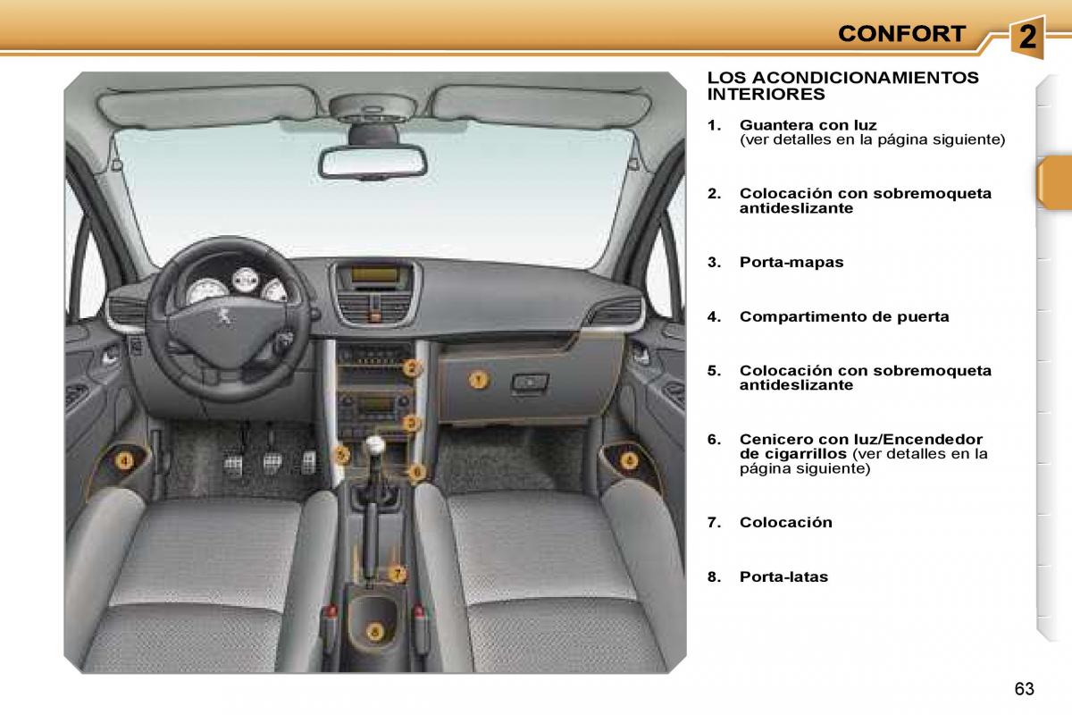 Peugeot 207 manual del propietario / page 61