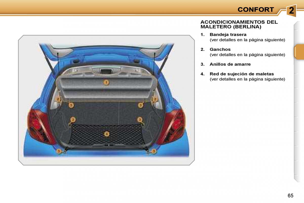 Peugeot 207 manual del propietario / page 63