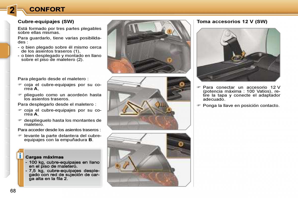 Peugeot 207 manual del propietario / page 66