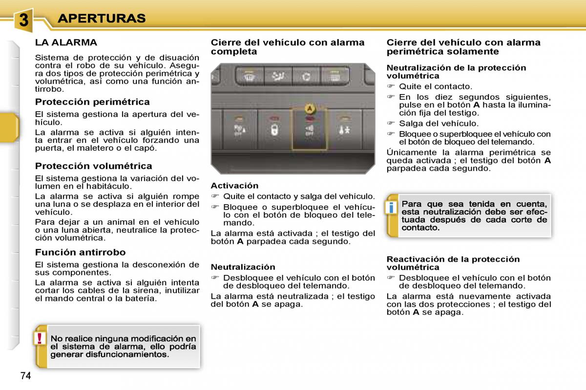 Peugeot 207 manual del propietario / page 77