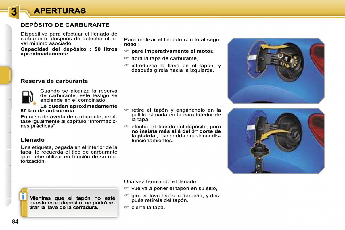 Peugeot 207 manual del propietario / page 89