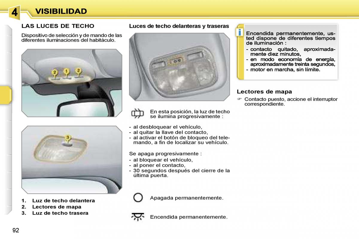 Peugeot 207 manual del propietario / page 99