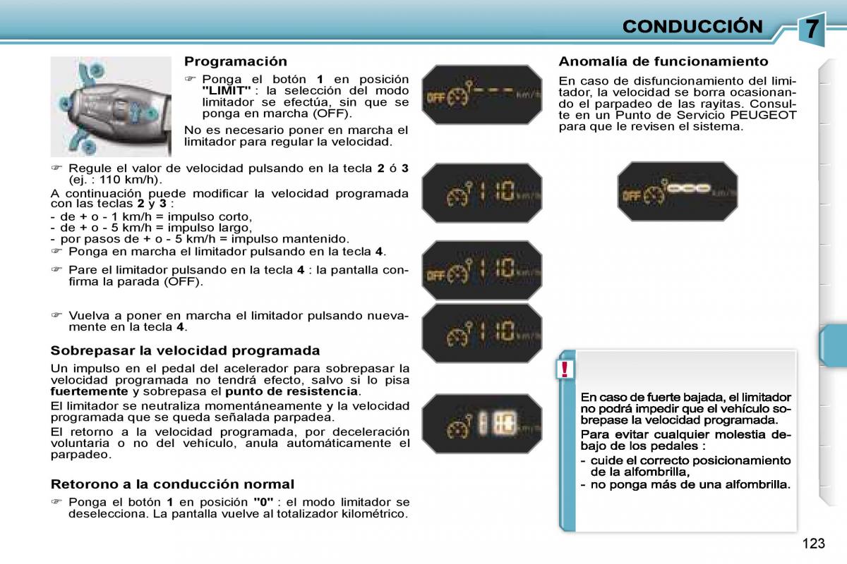 Peugeot 207 manual del propietario / page 129