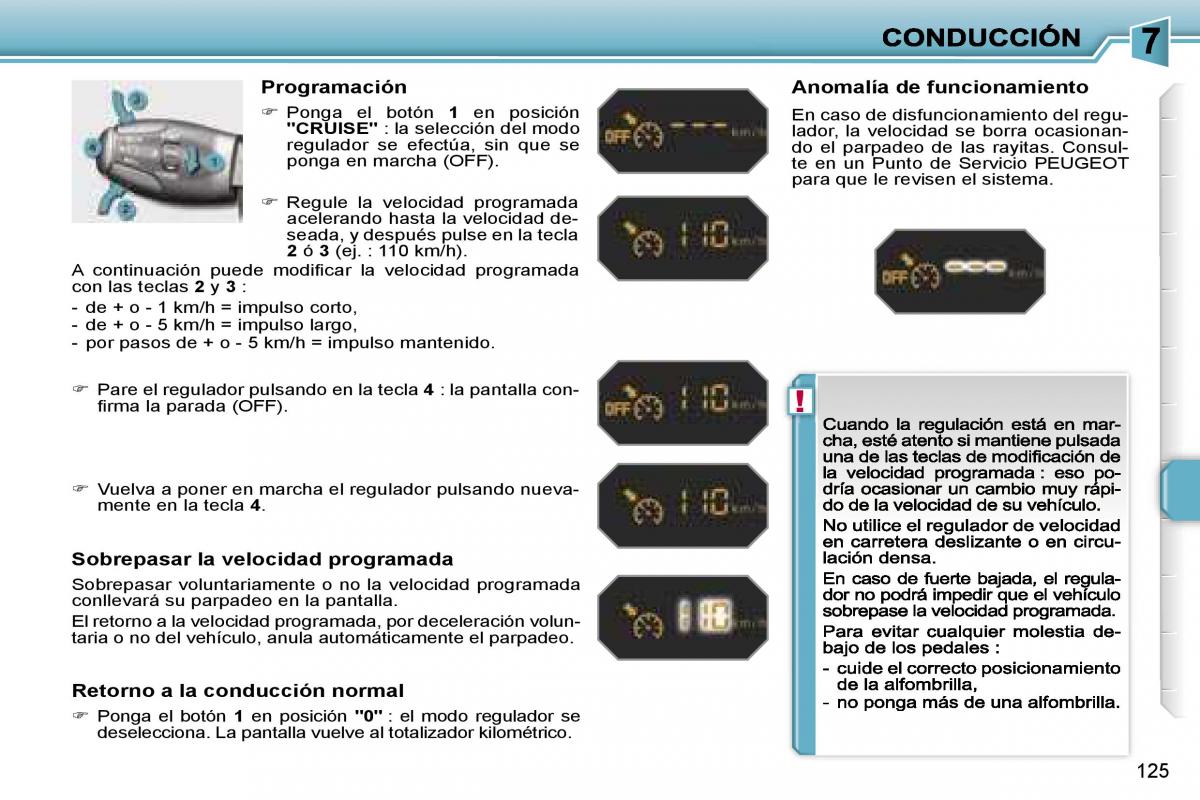 Peugeot 207 manual del propietario / page 131