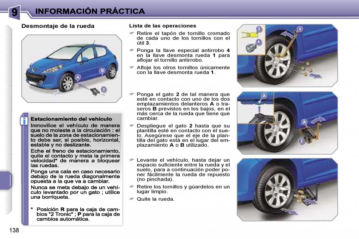 Peugeot 207 manual del propietario / page 144