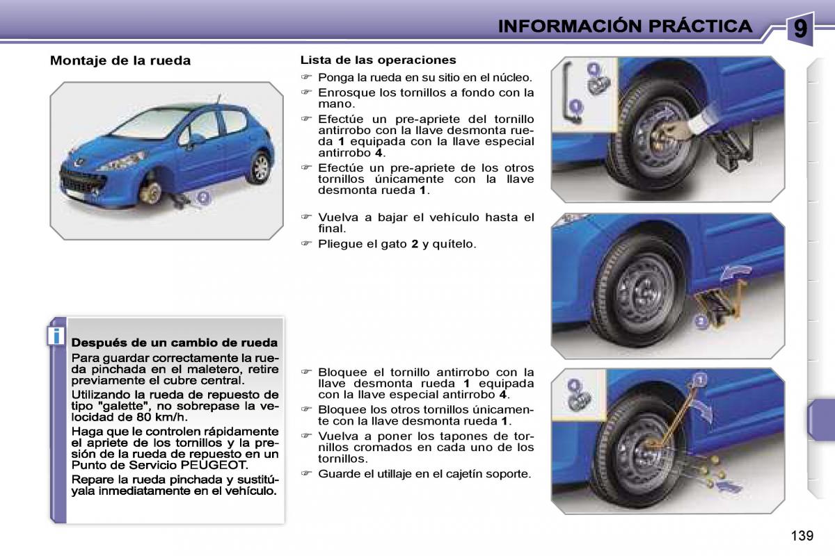 Peugeot 207 manual del propietario / page 145