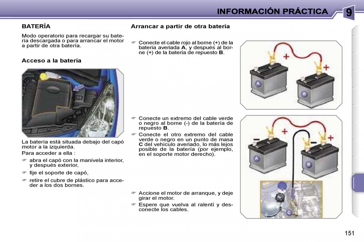 Peugeot 207 manual del propietario / page 157