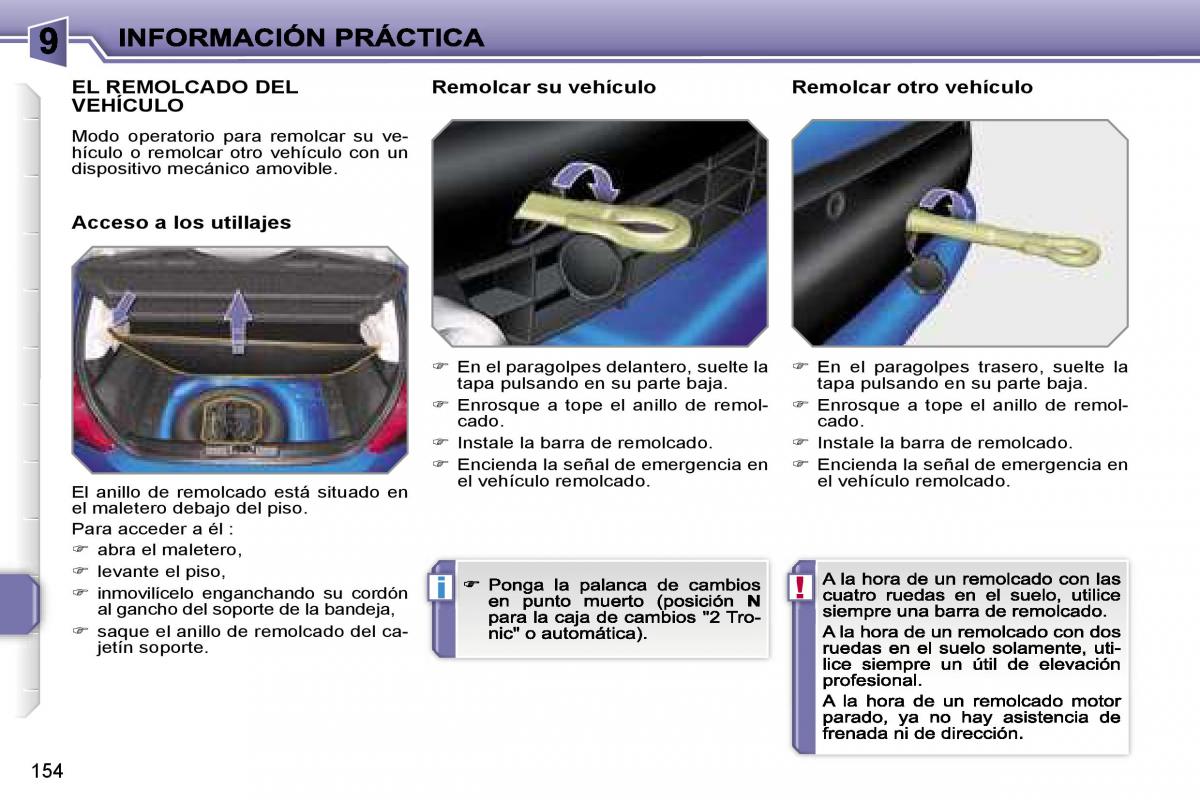 Peugeot 207 manual del propietario / page 161