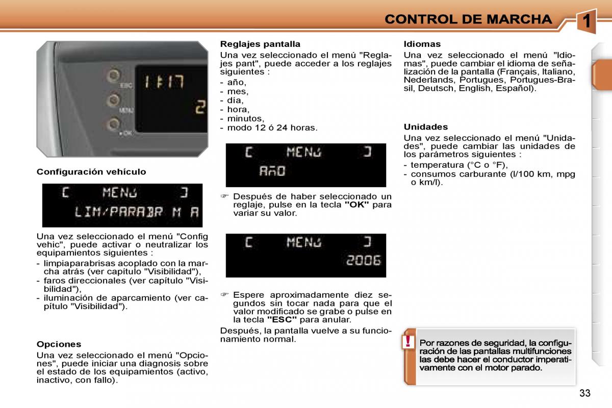 Peugeot 207 manual del propietario / page 25