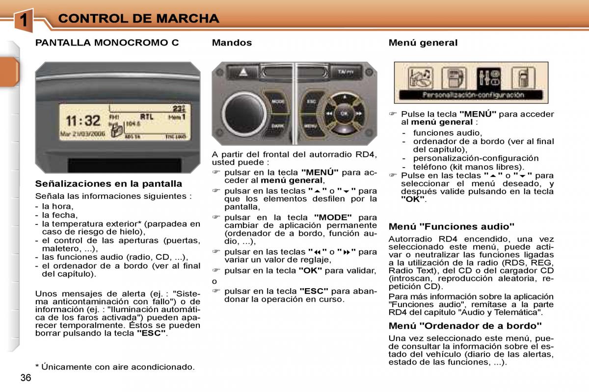 Peugeot 207 manual del propietario / page 28