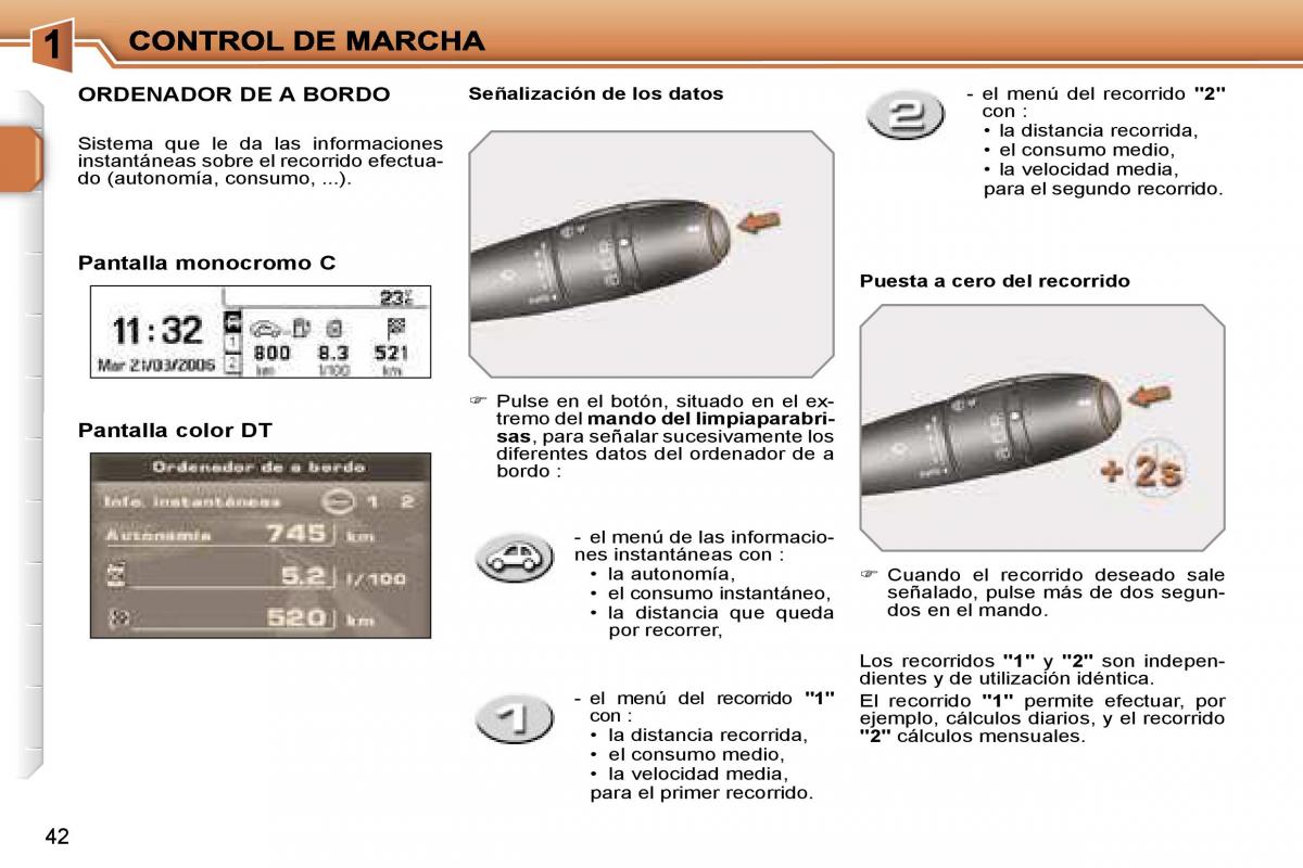 Peugeot 207 manual del propietario / page 35