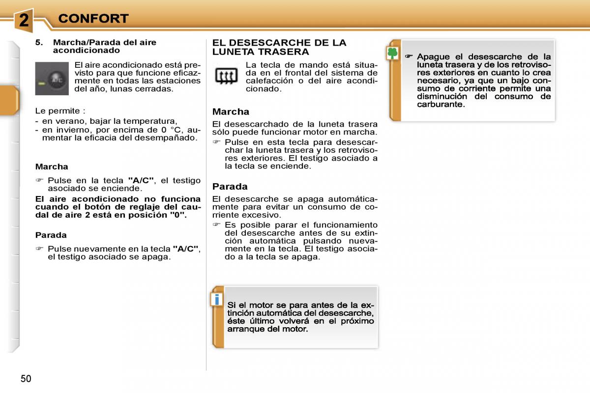 Peugeot 207 manual del propietario / page 45