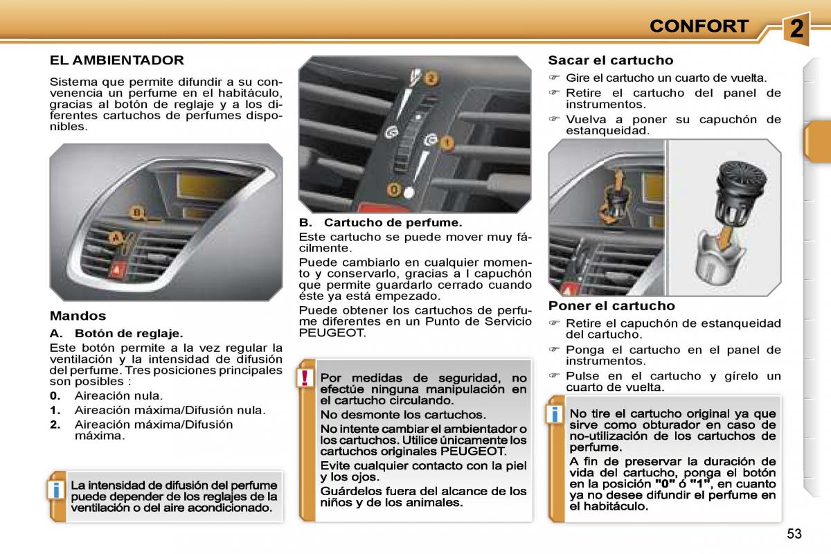 Peugeot 207 manual del propietario / page 49