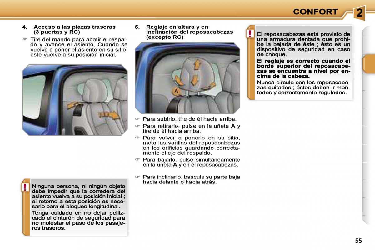 Peugeot 207 manual del propietario / page 51