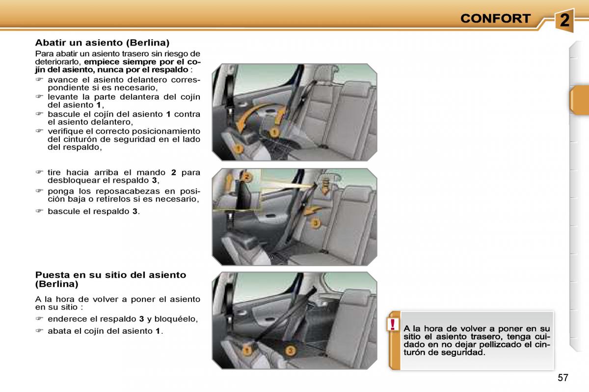 Peugeot 207 manual del propietario / page 54