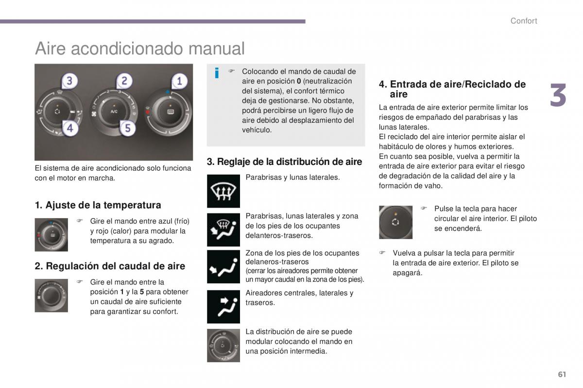 Peugeot 3008 manual del propietario / page 63