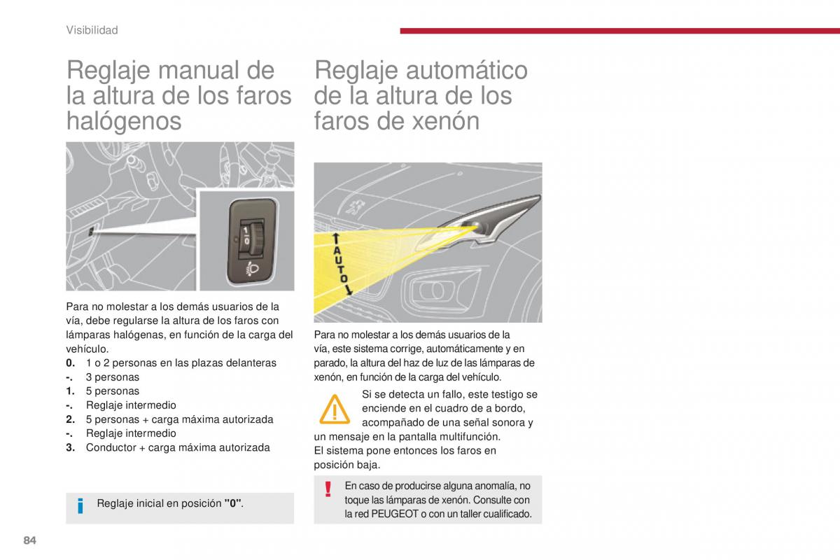 Peugeot 3008 manual del propietario / page 86