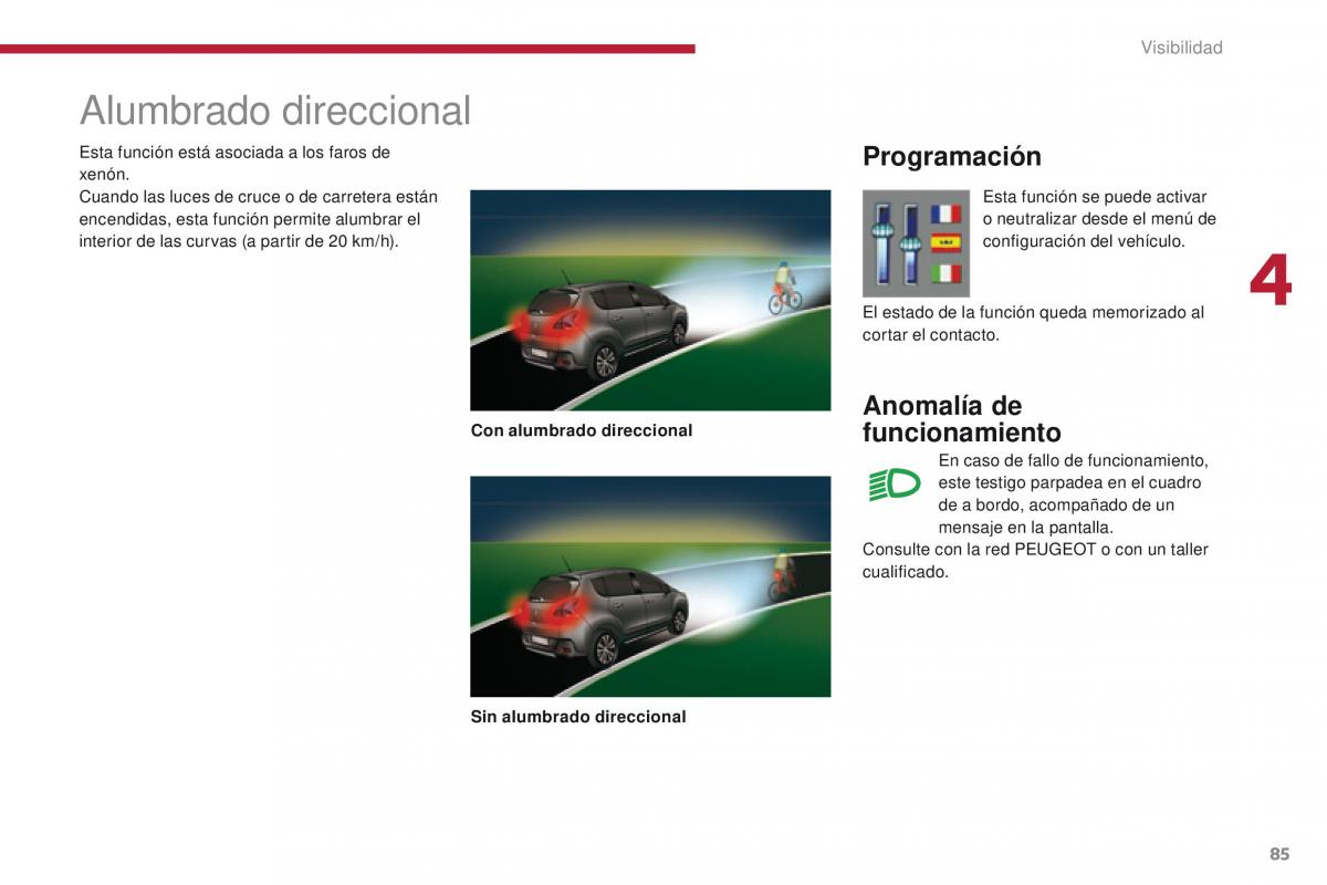 Peugeot 3008 manual del propietario / page 87