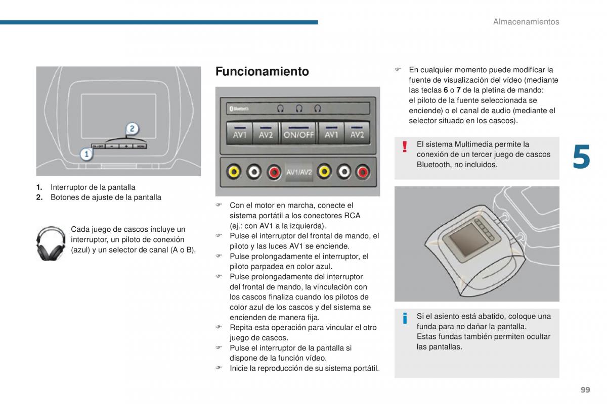 Peugeot 3008 manual del propietario / page 101