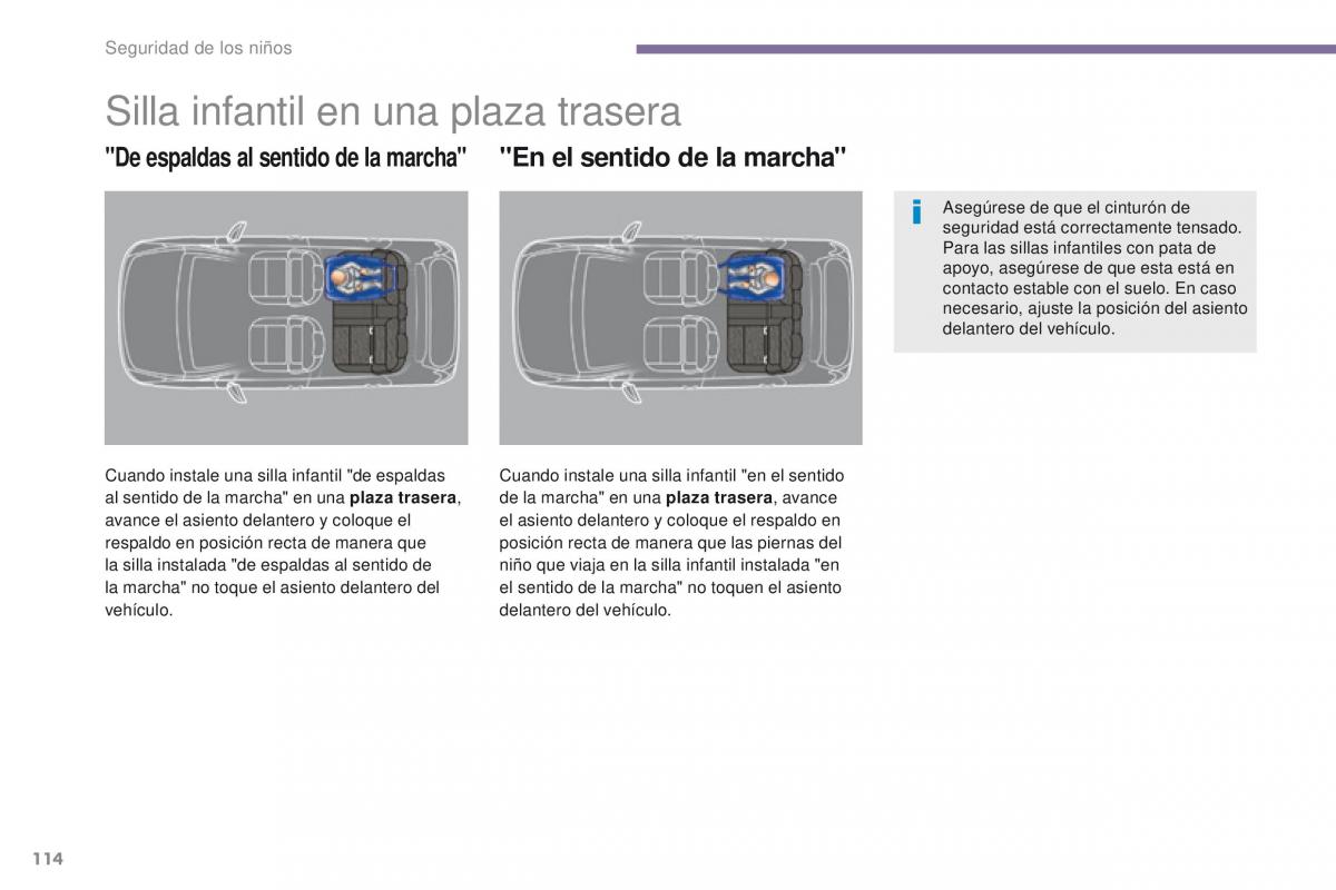 Peugeot 3008 manual del propietario / page 116