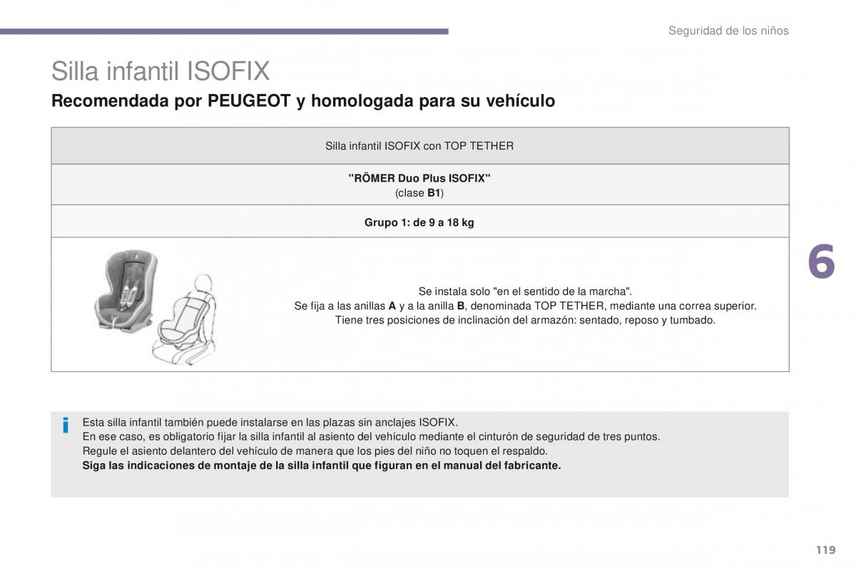 Peugeot 3008 manual del propietario / page 121