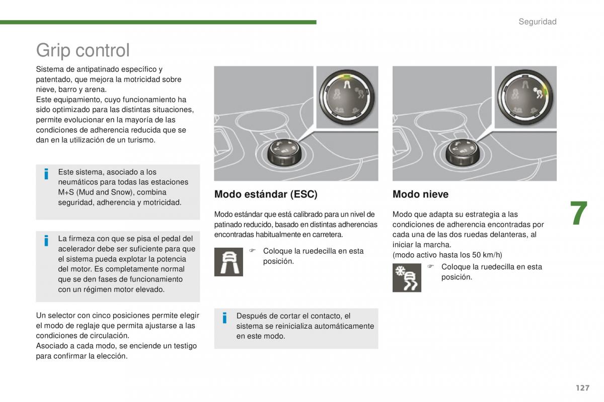 Peugeot 3008 manual del propietario / page 129