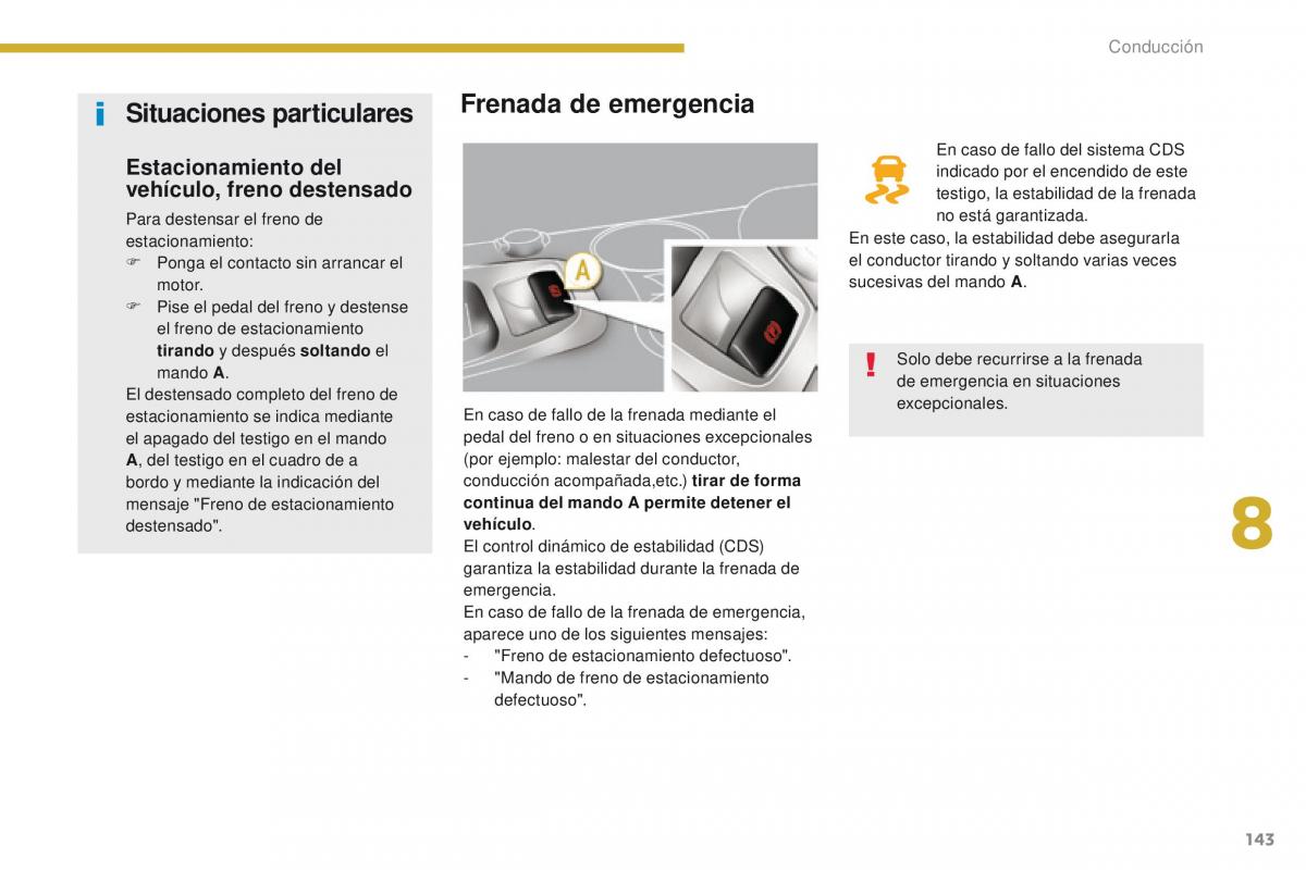 Peugeot 3008 manual del propietario / page 145