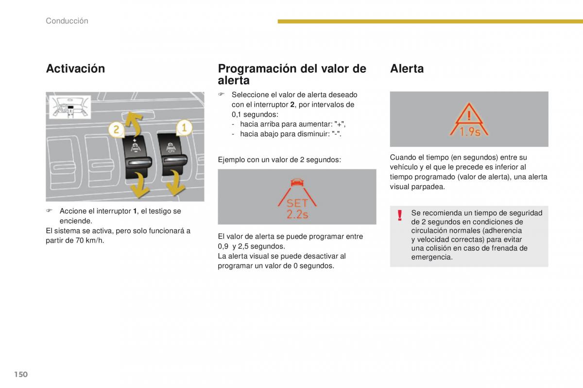 Peugeot 3008 manual del propietario / page 152