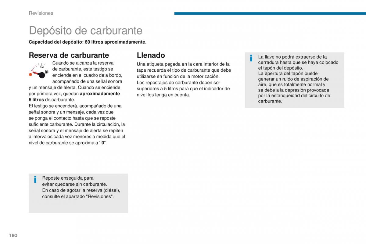 Peugeot 3008 manual del propietario / page 182