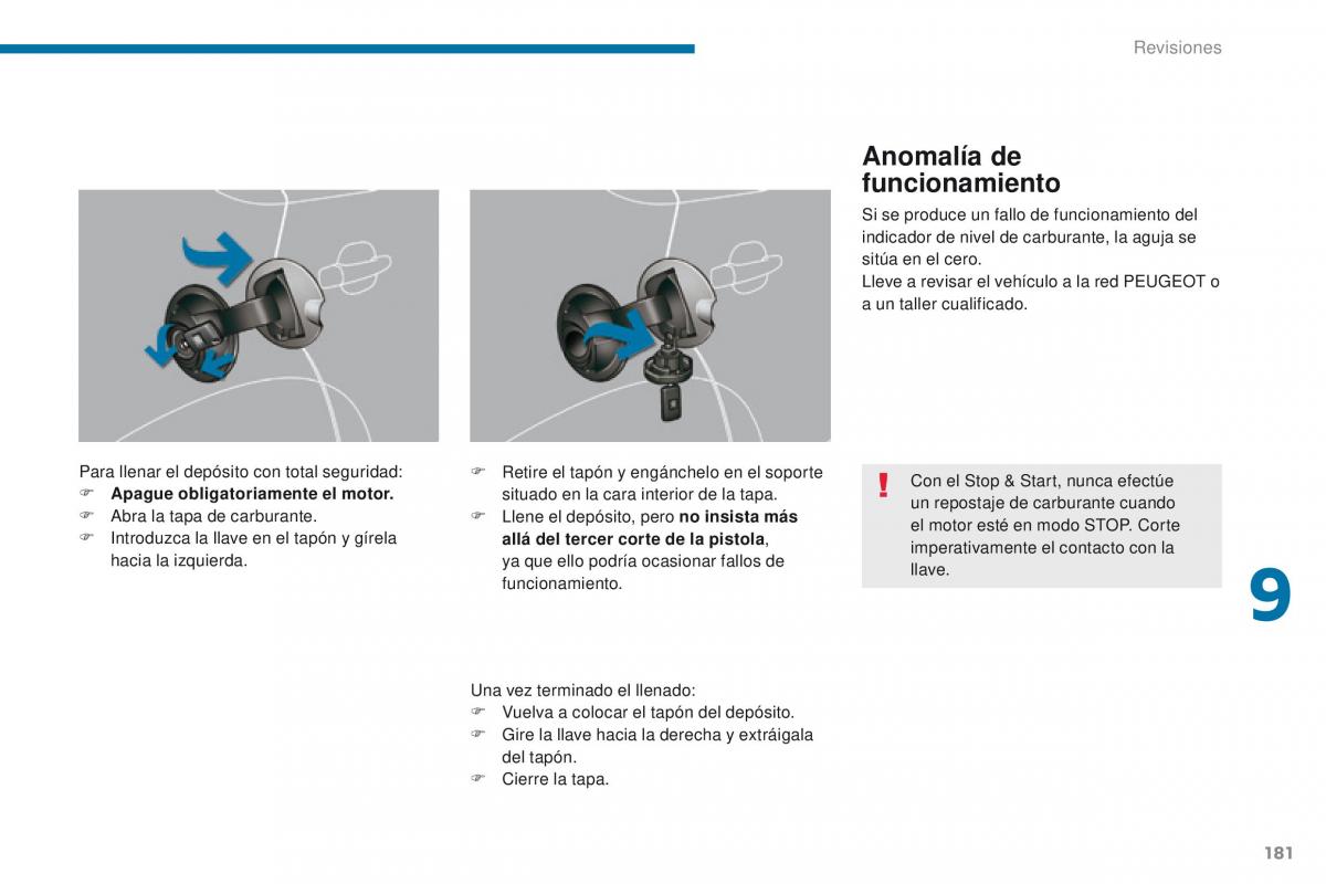 Peugeot 3008 manual del propietario / page 183