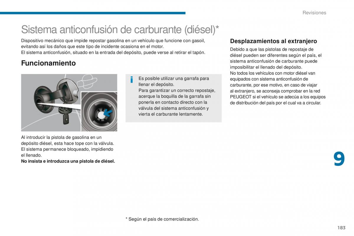 Peugeot 3008 manual del propietario / page 185