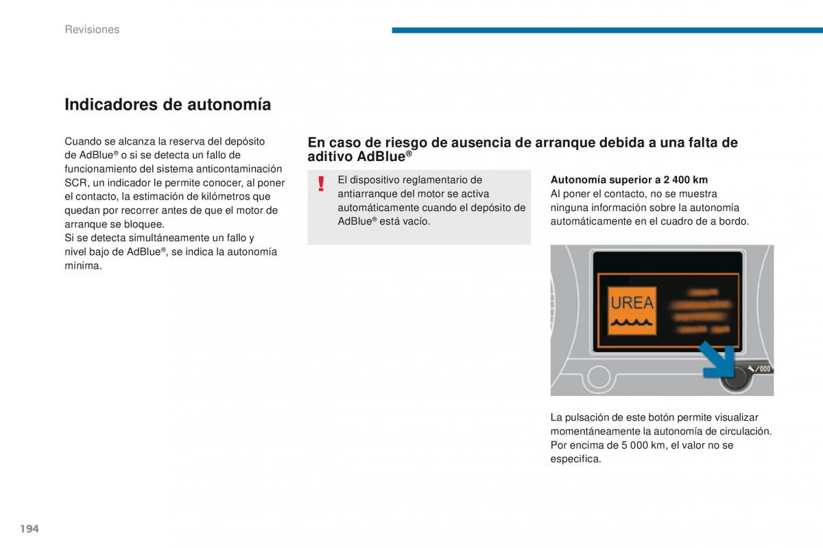 Peugeot 3008 manual del propietario / page 196