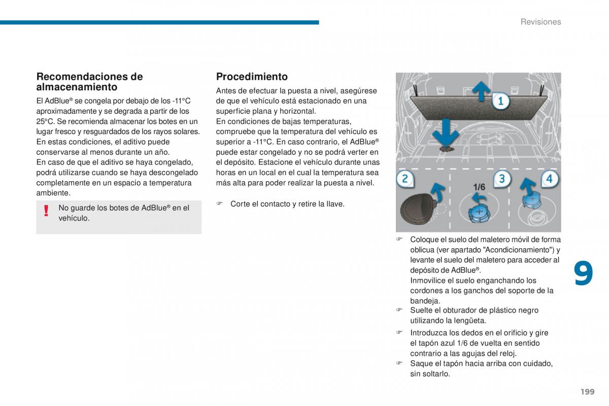 Peugeot 3008 manual del propietario / page 201