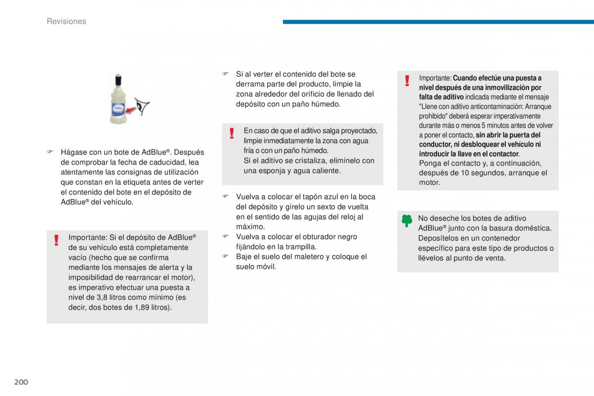 Peugeot 3008 manual del propietario / page 202