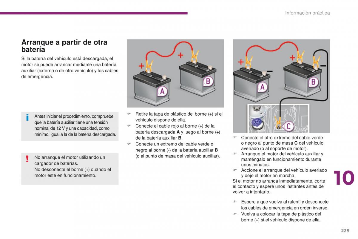 Peugeot 3008 manual del propietario / page 231