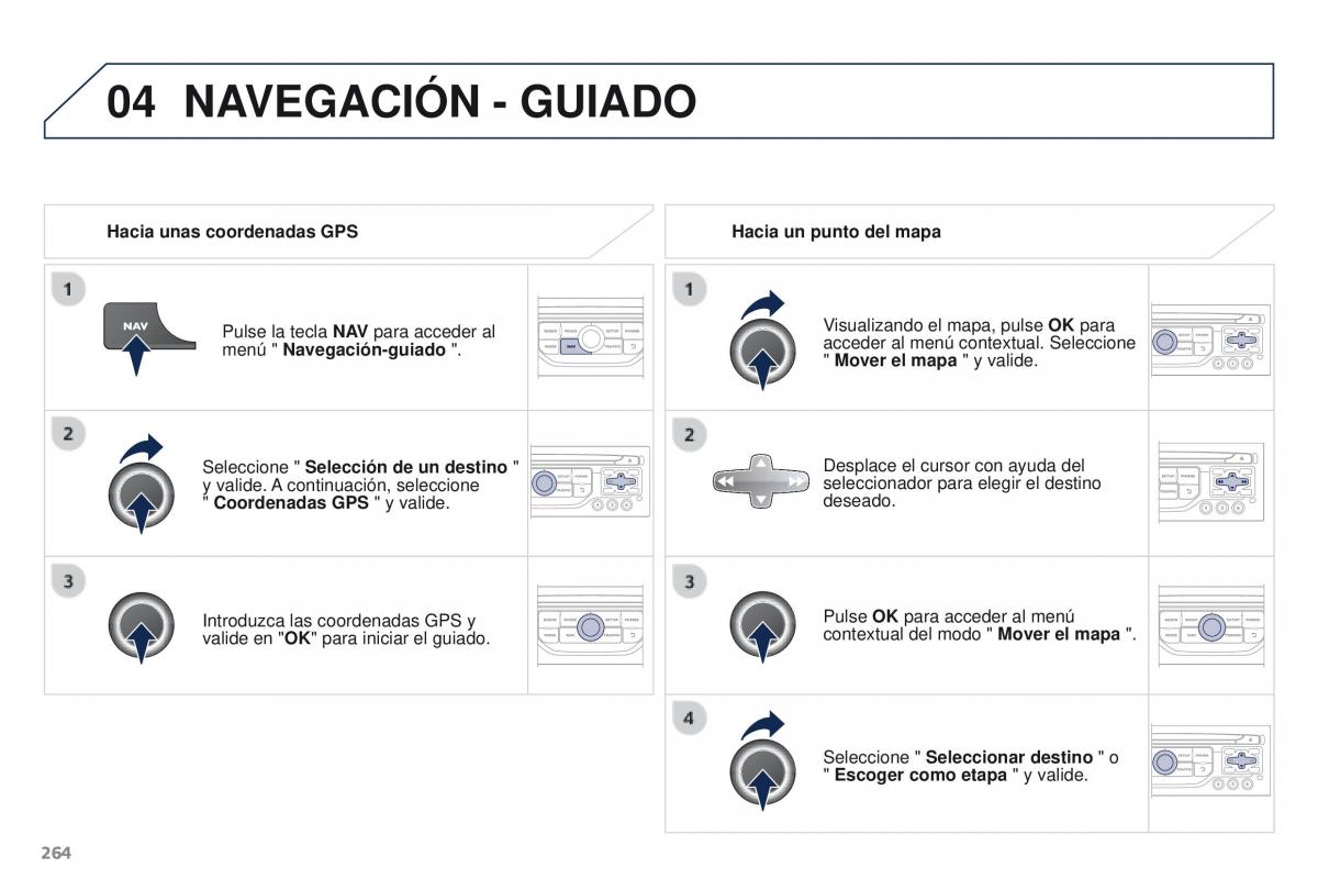 Peugeot 3008 manual del propietario / page 266