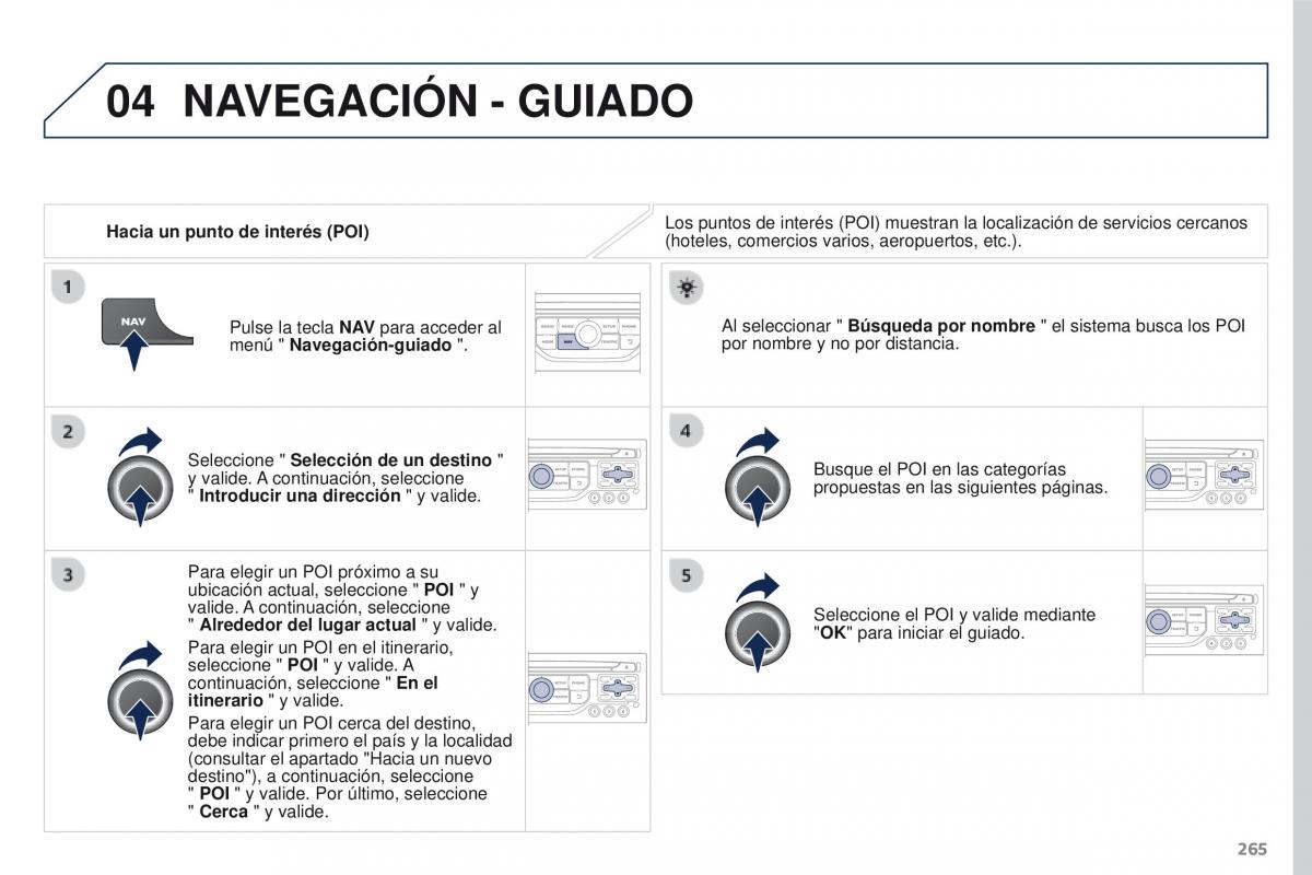 Peugeot 3008 manual del propietario / page 267