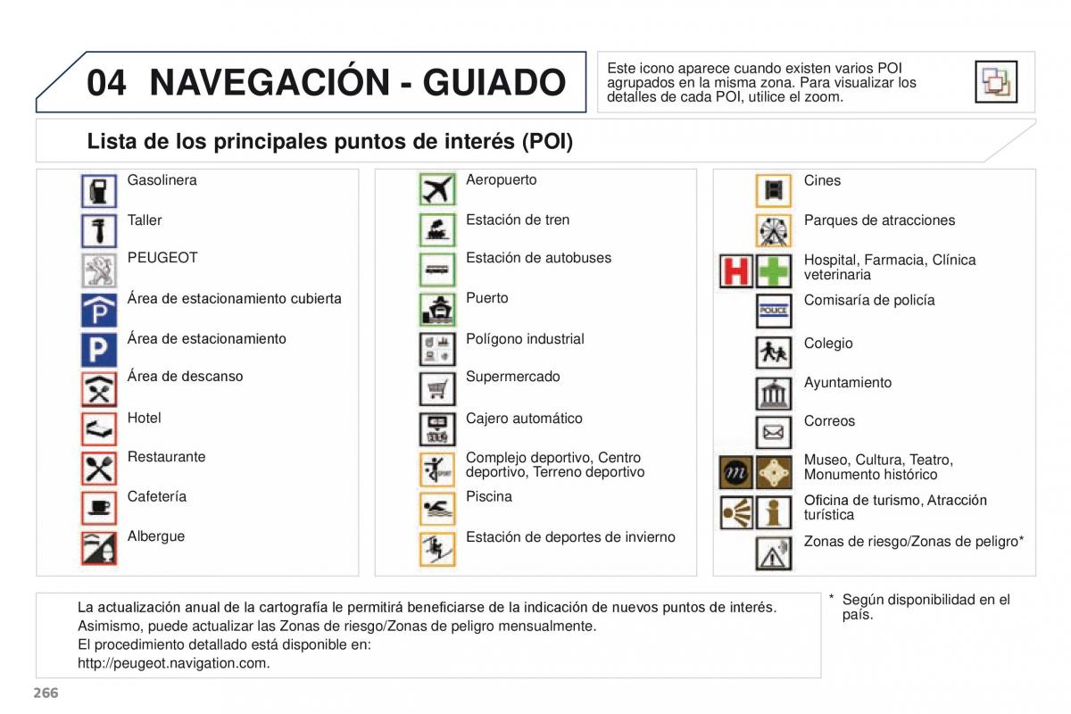 Peugeot 3008 manual del propietario / page 268