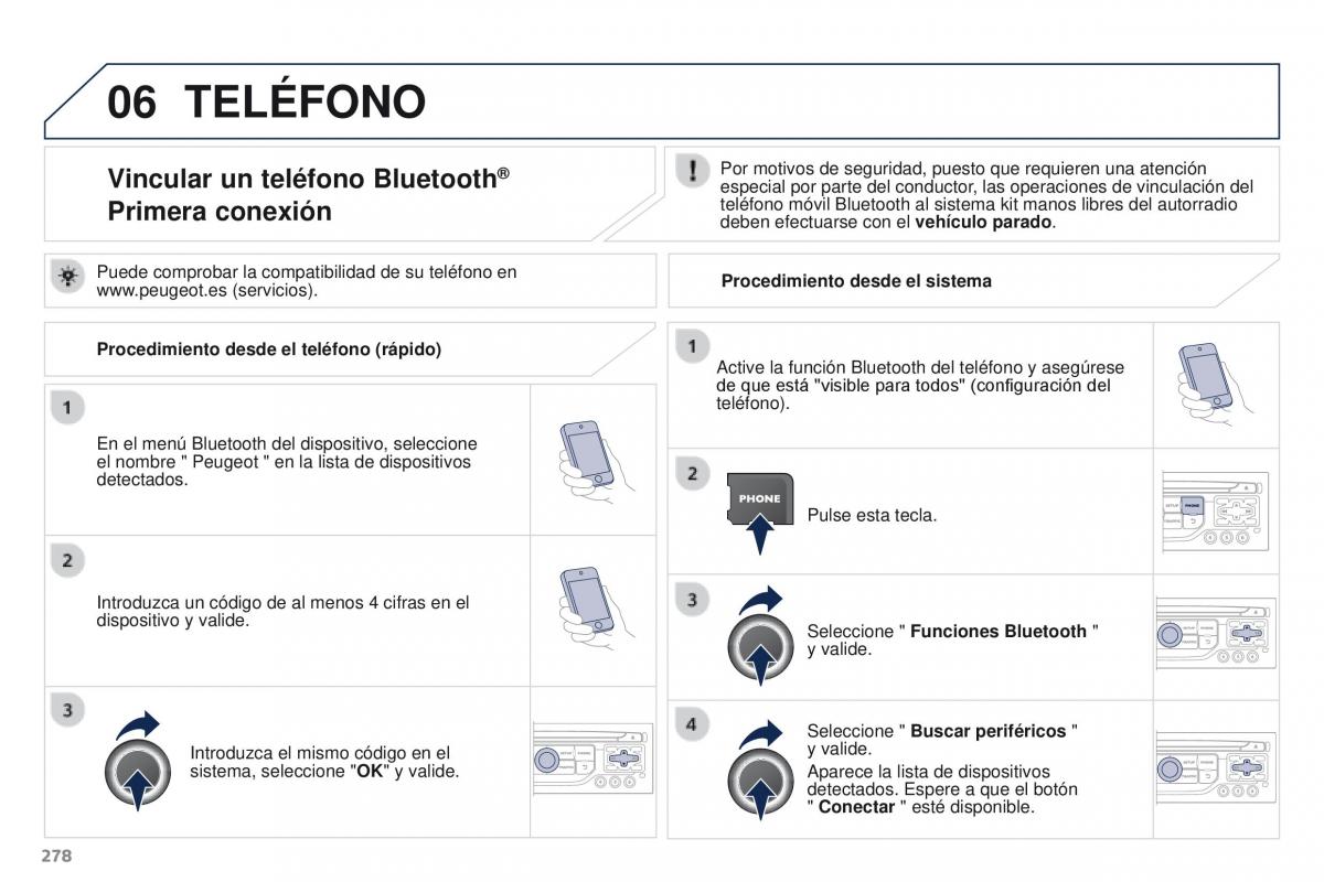 Peugeot 3008 manual del propietario / page 280