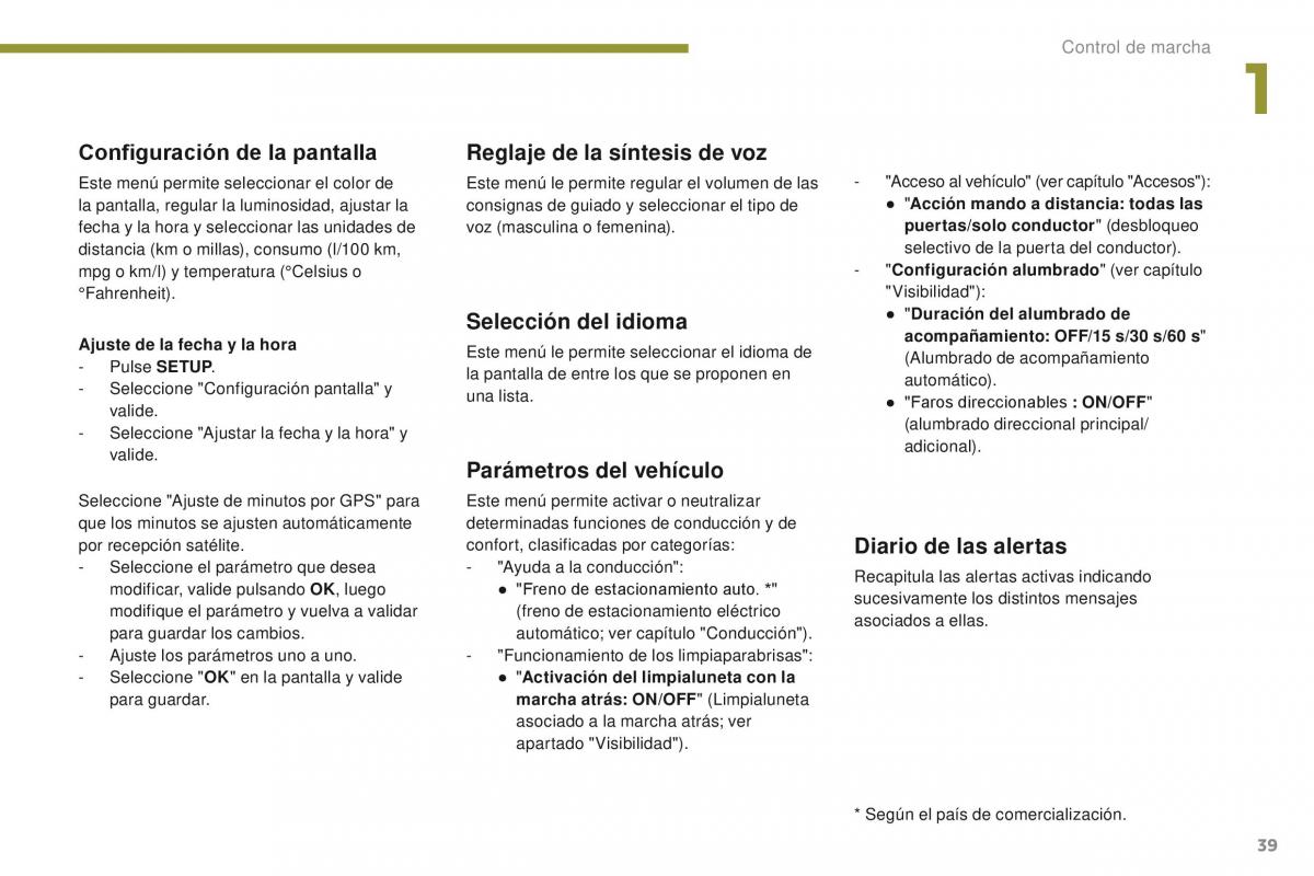 Peugeot 3008 manual del propietario / page 41