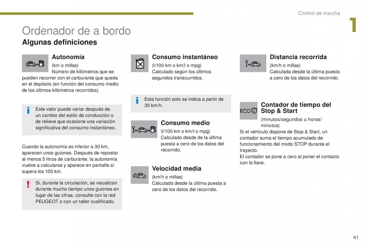 Peugeot 3008 manual del propietario / page 43