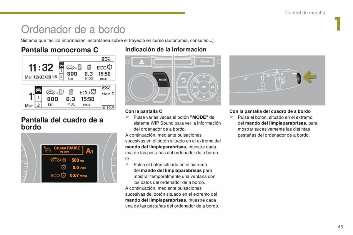 Peugeot 3008 manual del propietario / page 45